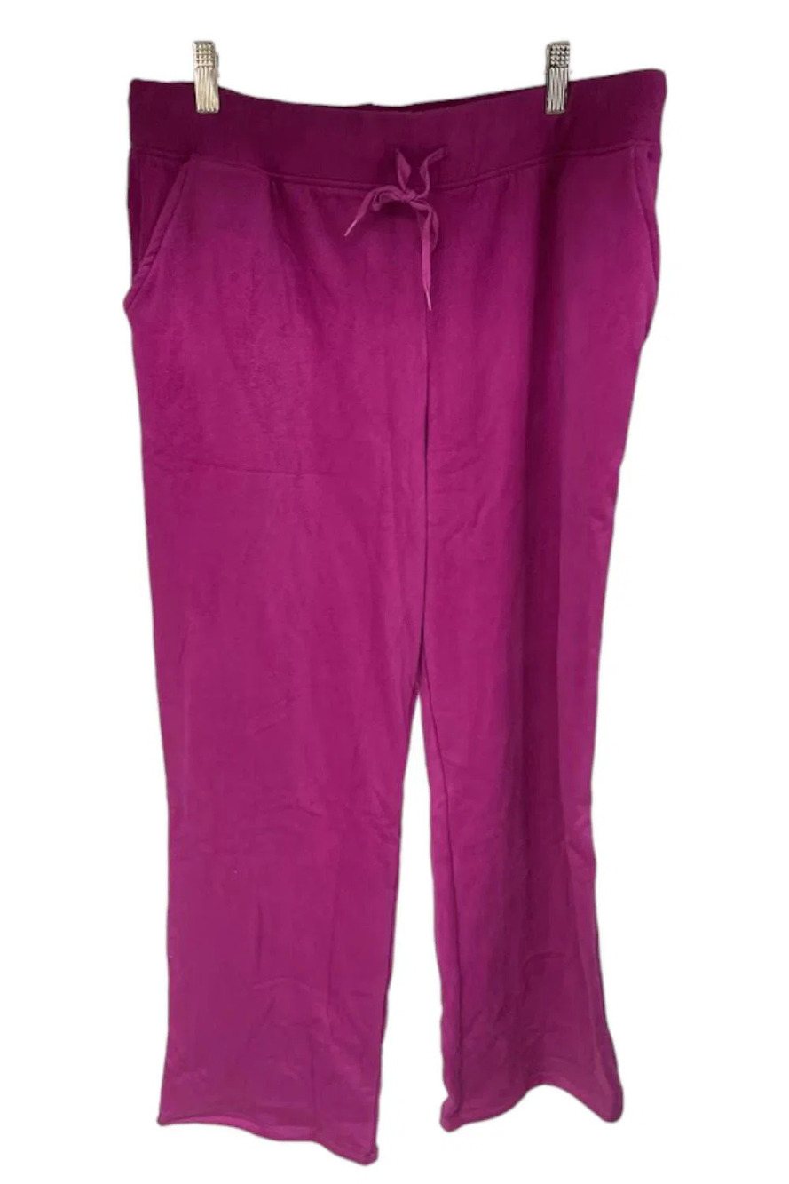Comfort Code Women's Fleece Lounge Pant Purple Radiance - Regular
